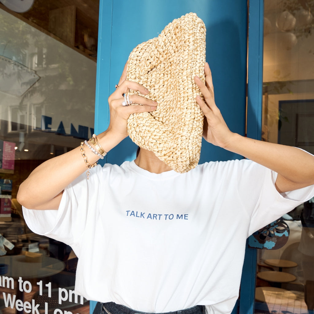 Talk art to me Oversized Tshirt
