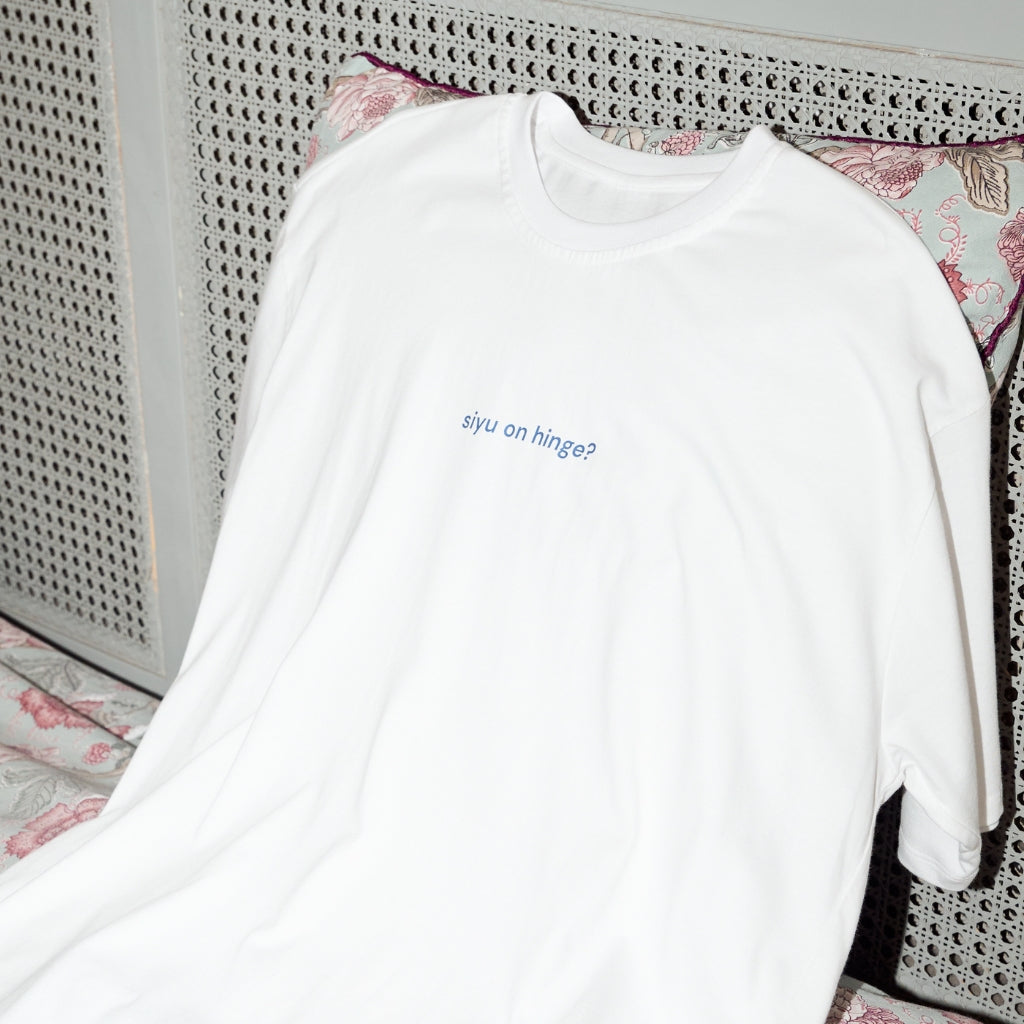 Siyu on hinge Oversized Tshirt