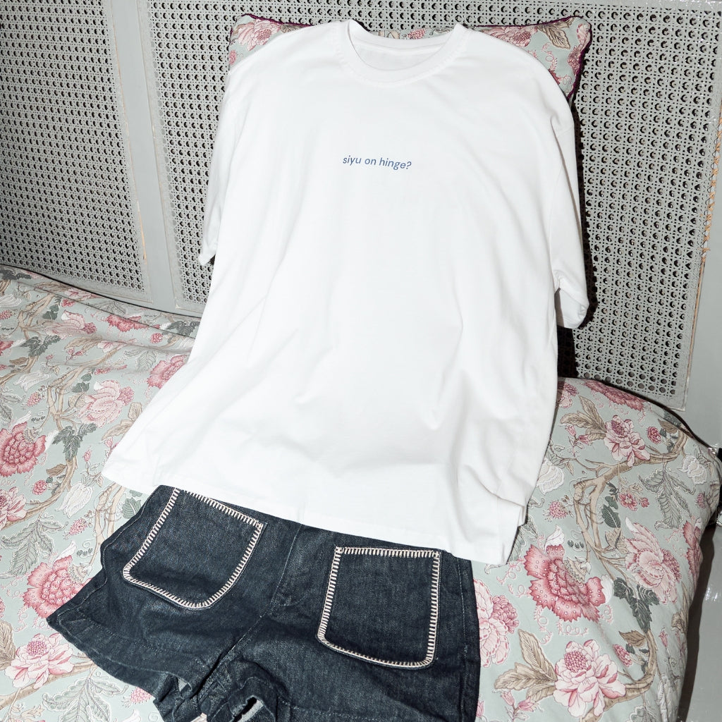 Siyu on hinge Oversized Tshirt