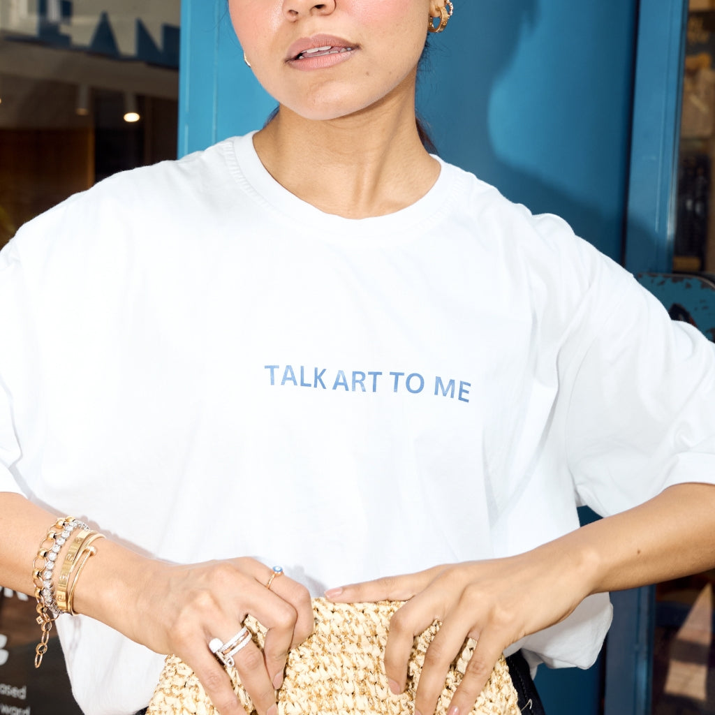 Talk art to me Oversized Tshirt