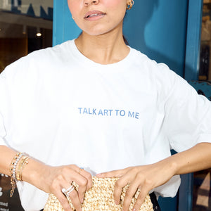 Talk art to me Oversized Tshirt