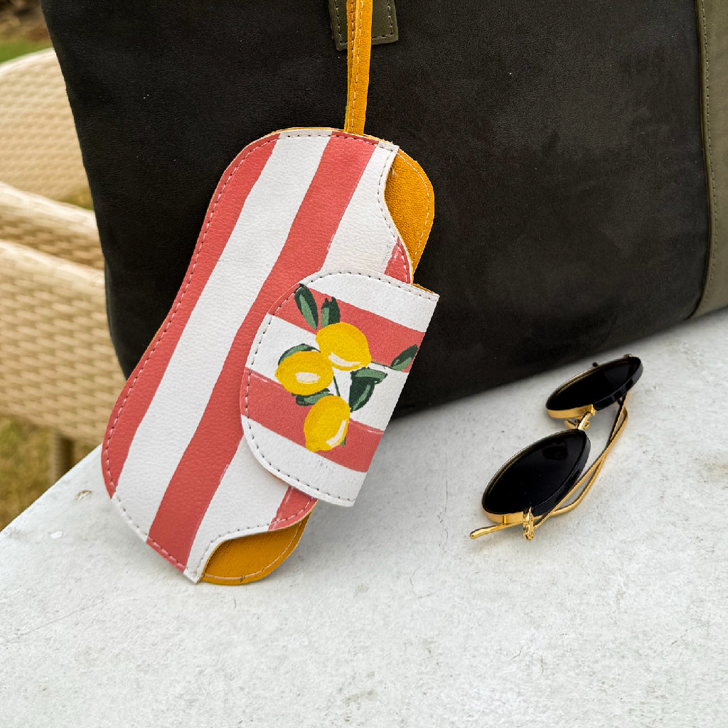 lemon sunglasses case